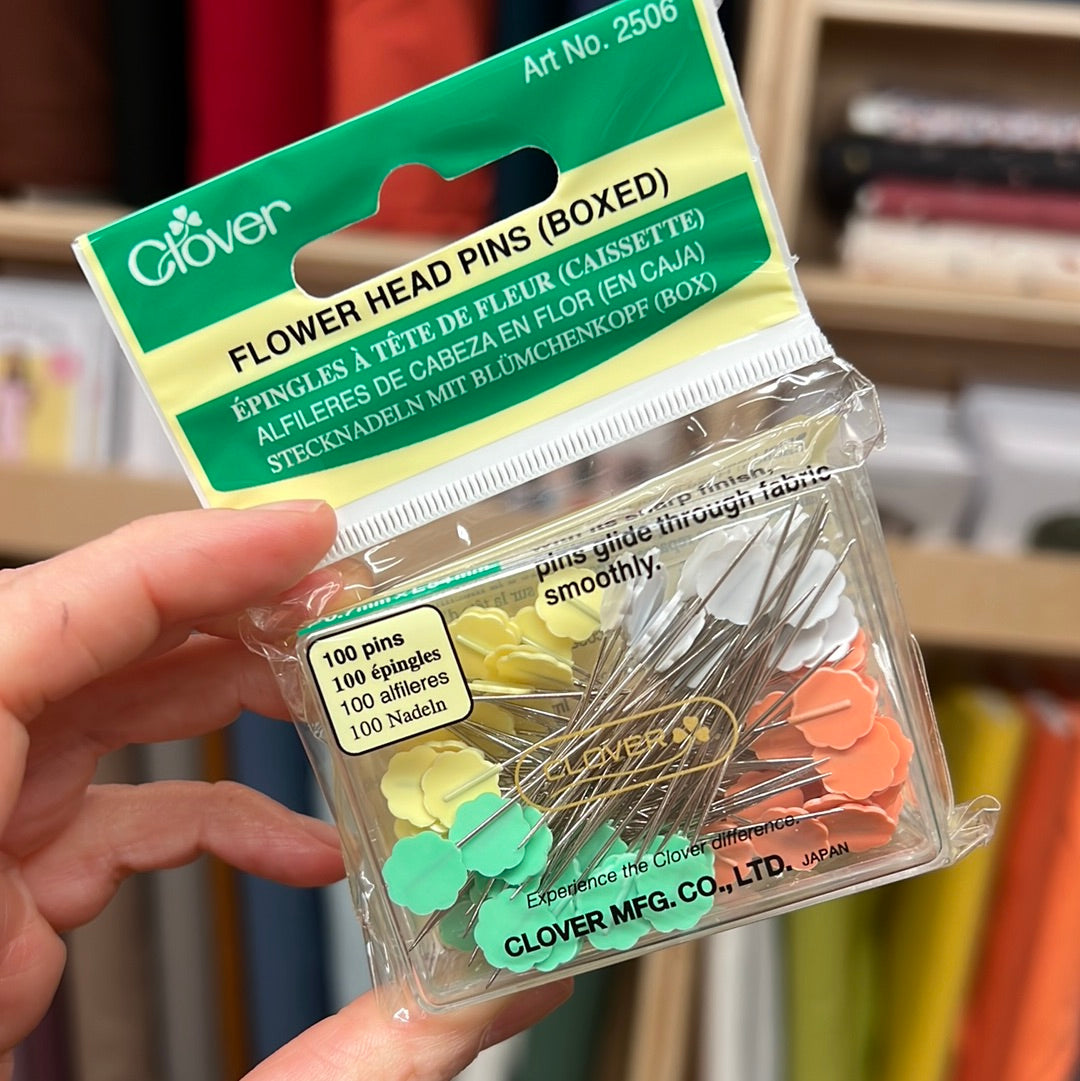 Flower Head Pins - 2"