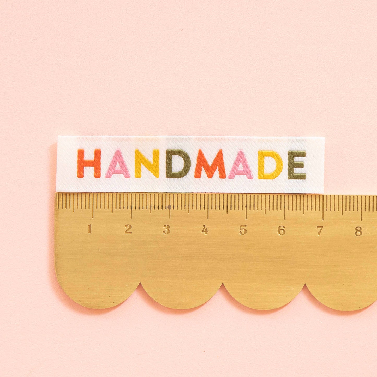 Handmade Woven Sewing Labels - Earth Tones