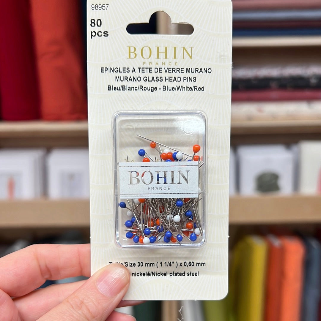 Glass Head Pins