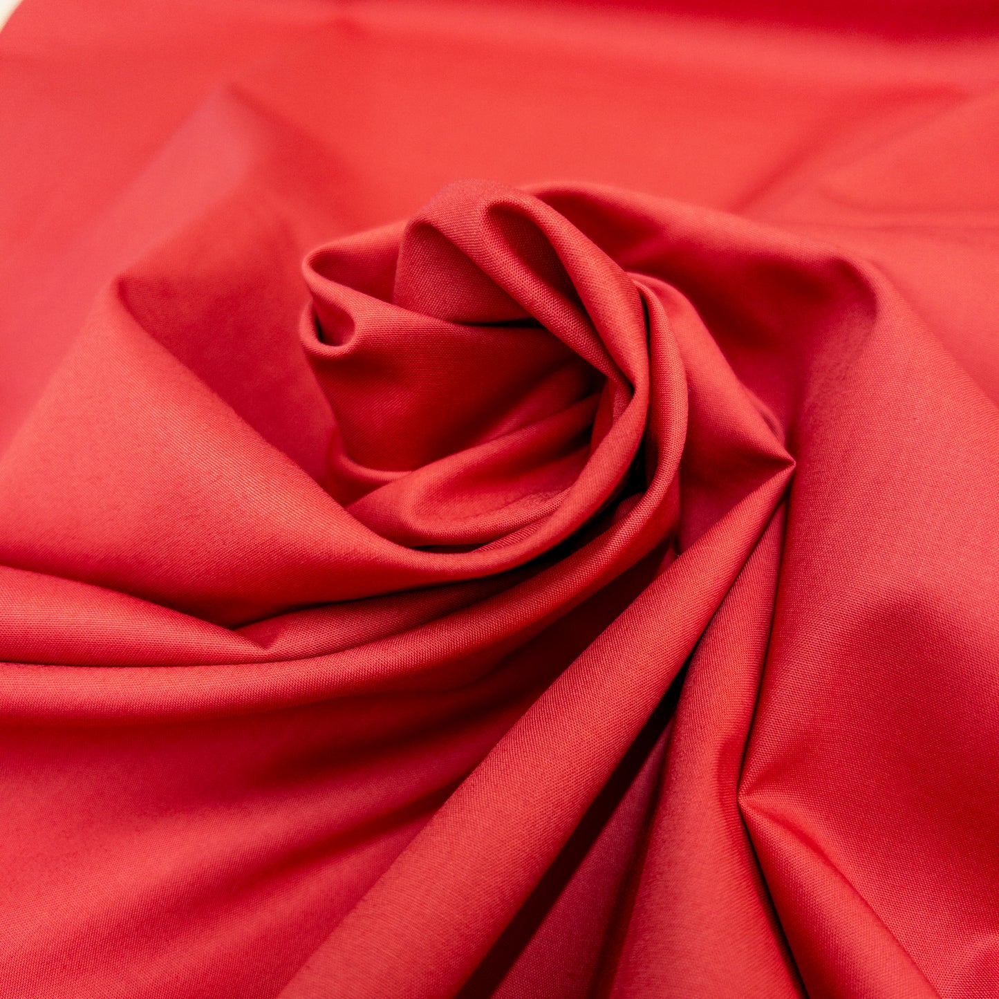 Organic Cotton Poplin in Hollyberry
