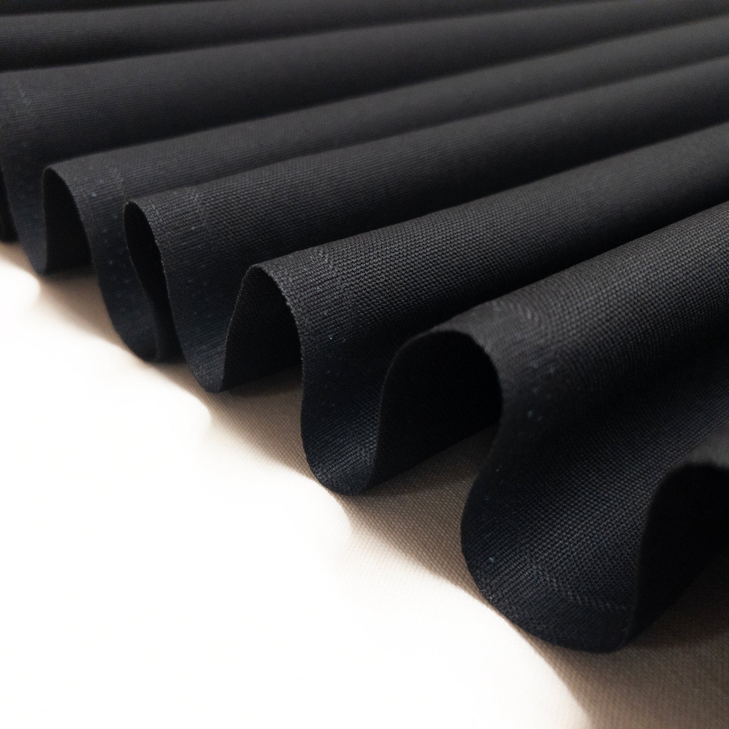 10oz. Organic Cotton Duck Canvas in Black