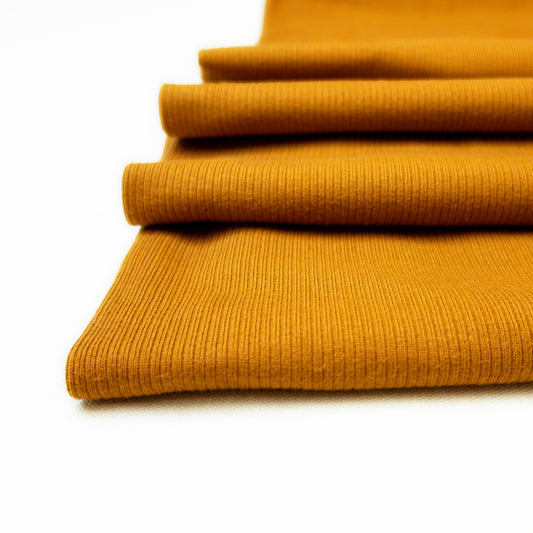 Rib Jersey in Cognac