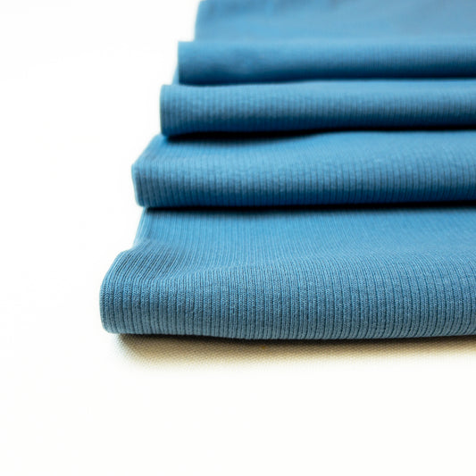 Rib Jersey in Jeans