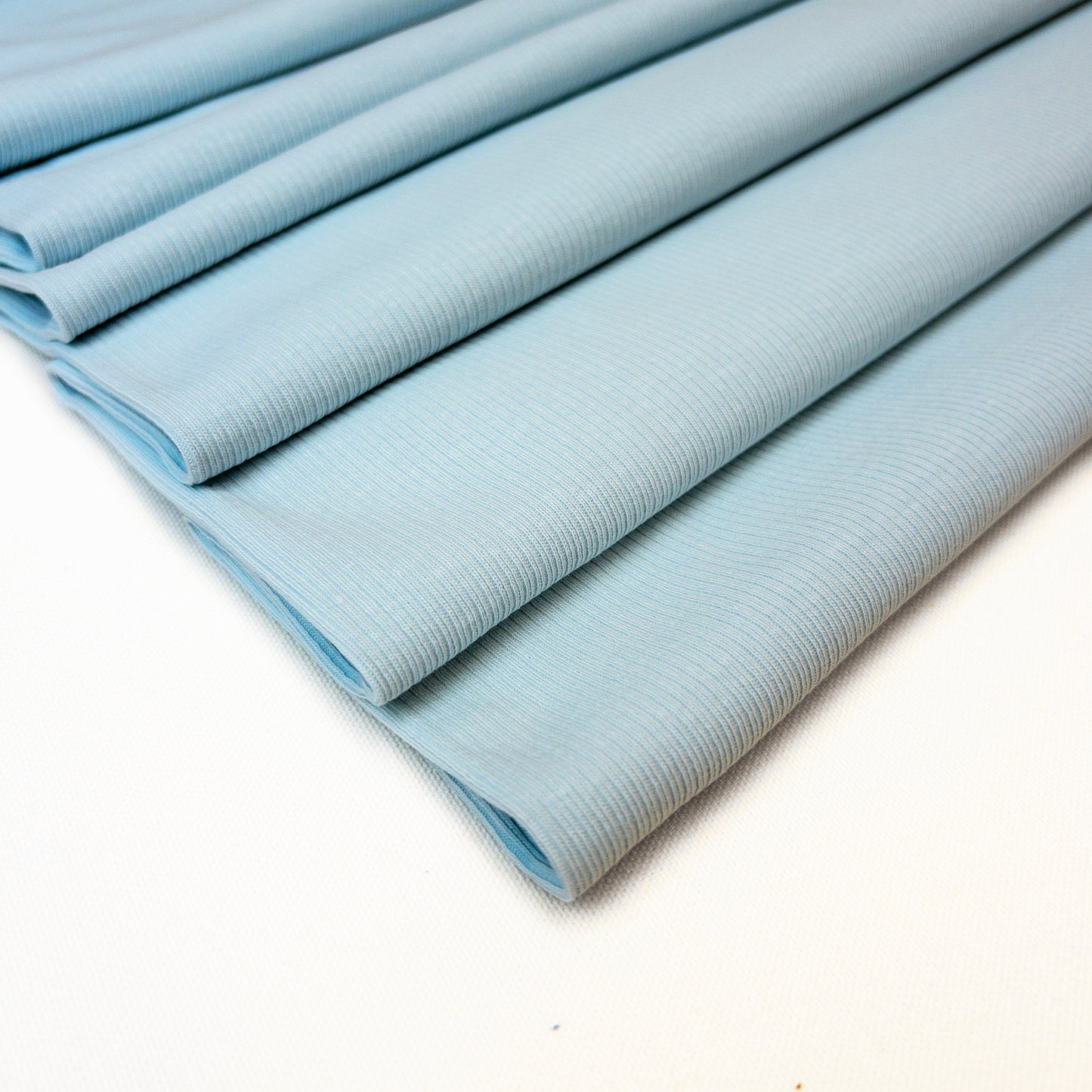 Rib Jersey in Light Blue