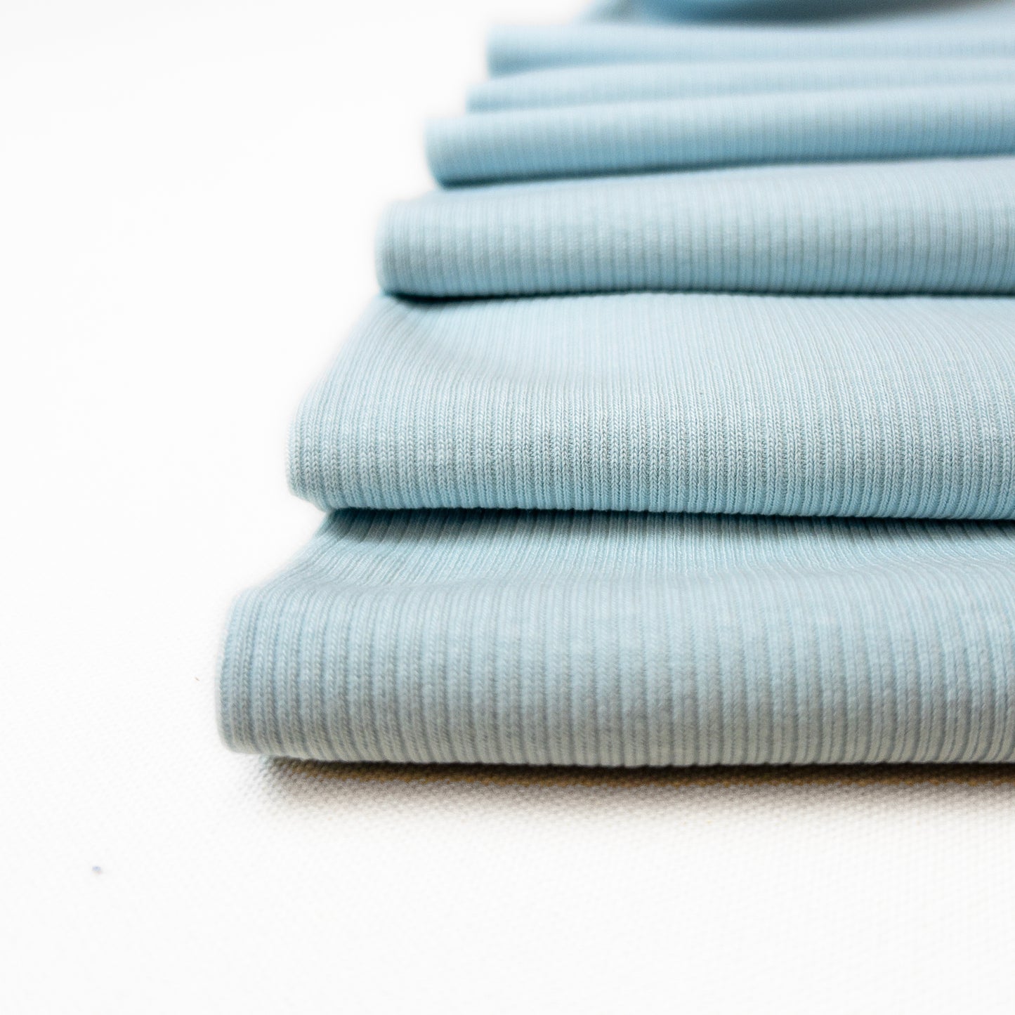 Rib Jersey in Light Blue