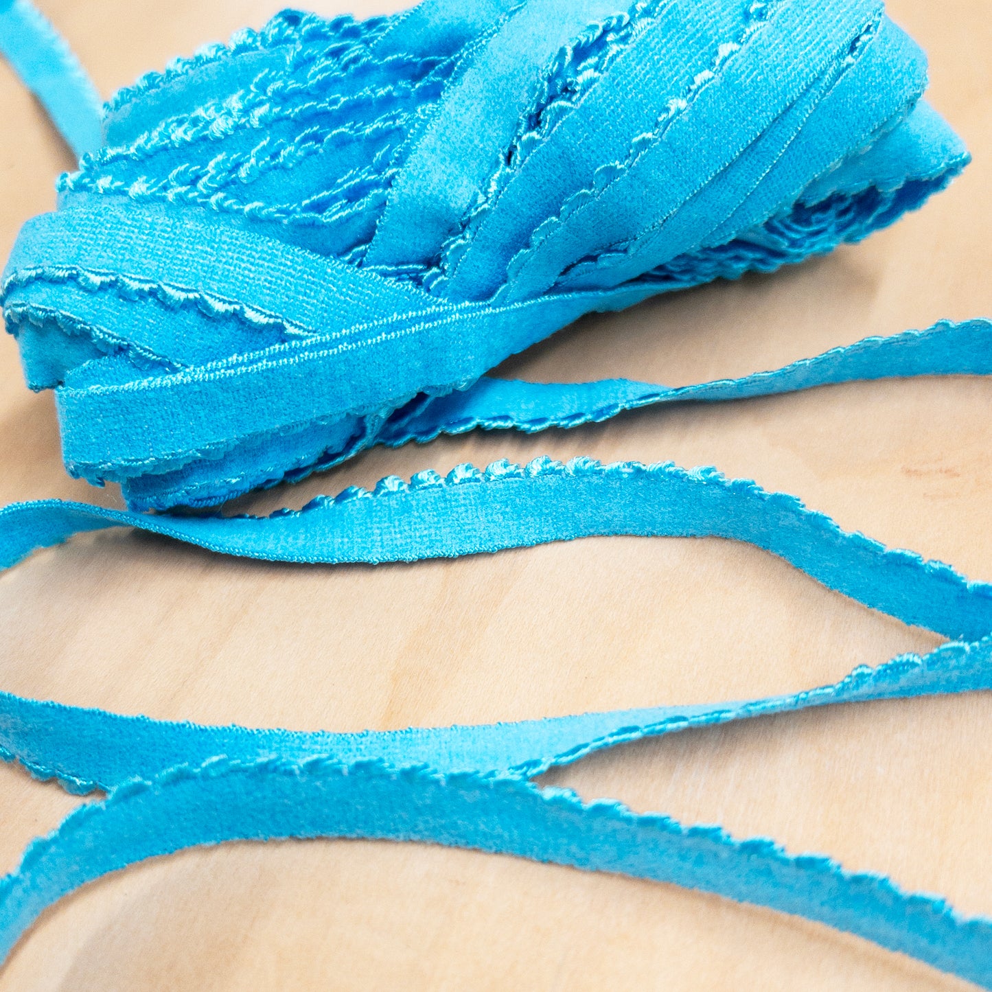 Picot Edge Plush Lingerie Elastic
