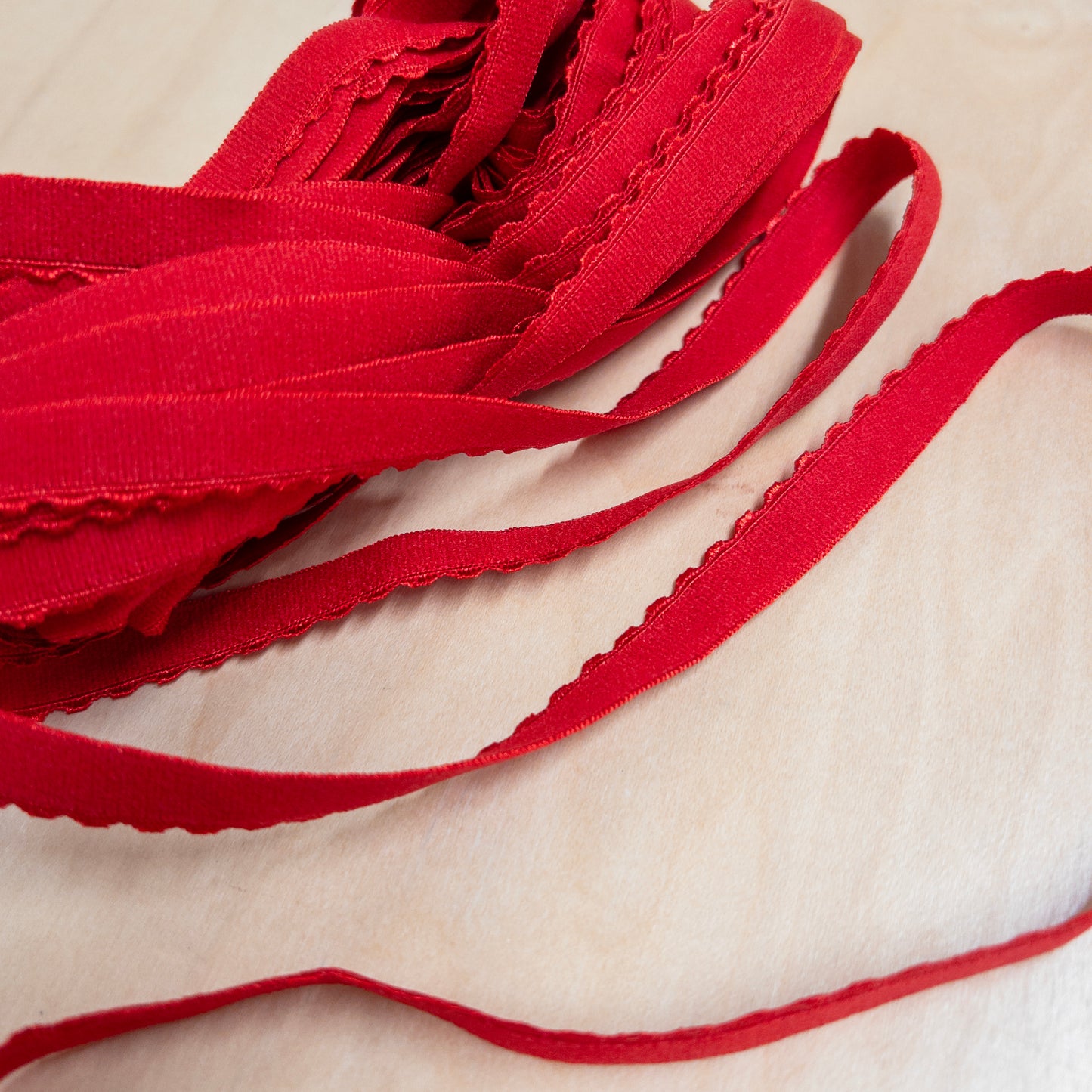 Picot Edge Plush Lingerie Elastic