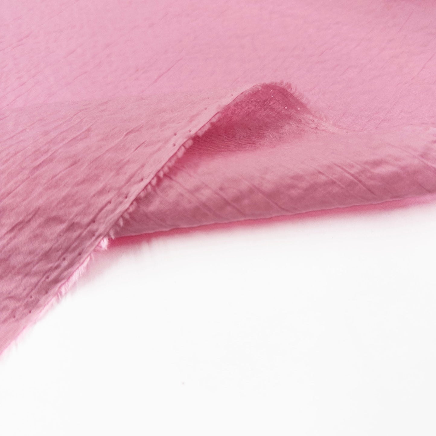 Japanese Cotton Seersucker in Lipstick Pink - Deadstock