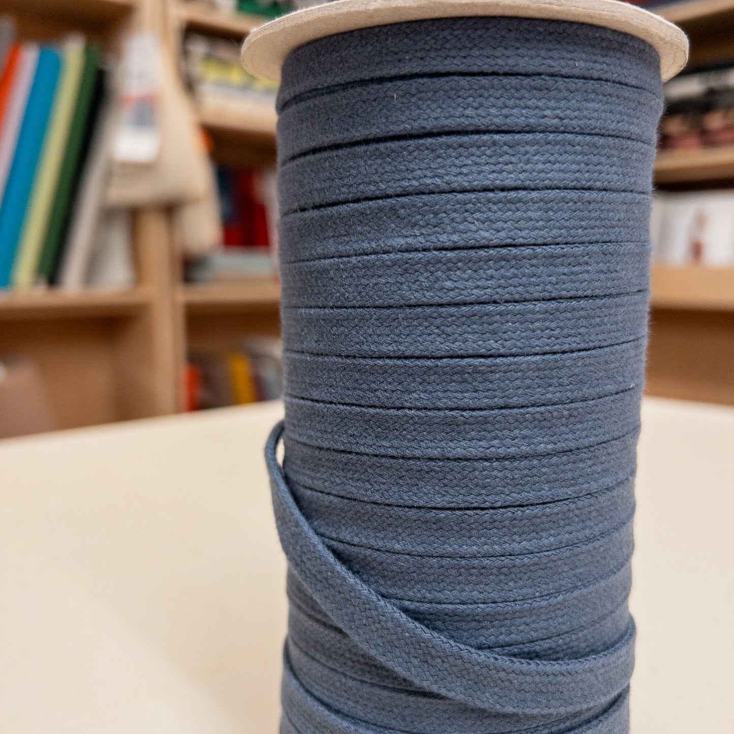 Recycled Drawstring in Mid Blue