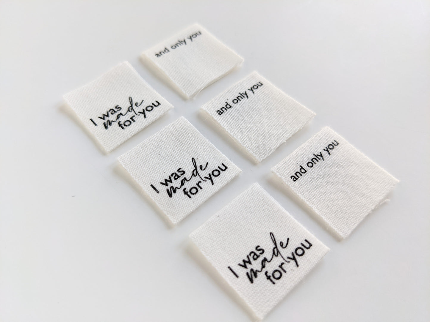 I Was Made For You and Only You Labels