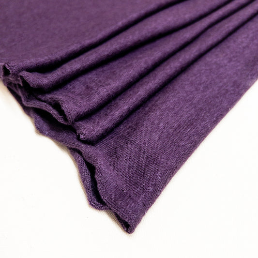 Rayon / Cotton / Modal Knit in Plum