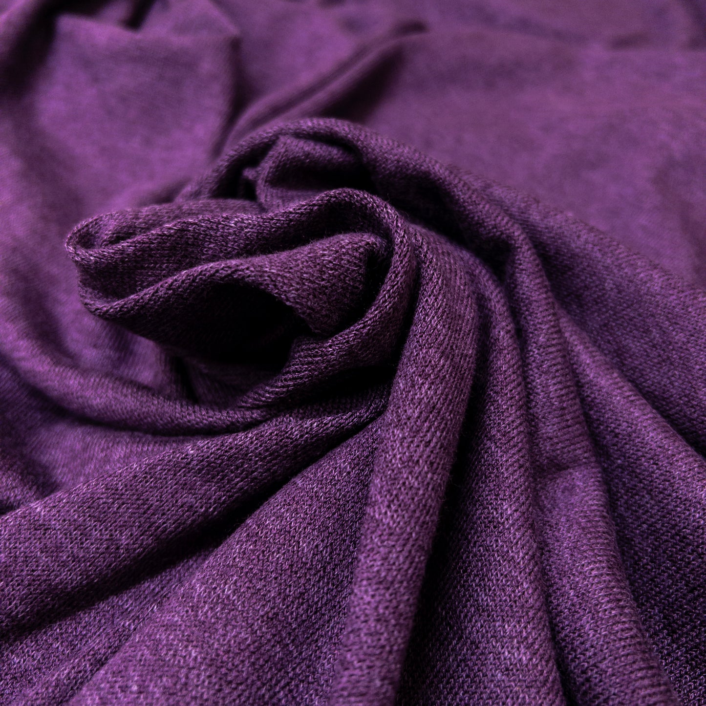 Rayon / Cotton / Modal Knit in Plum