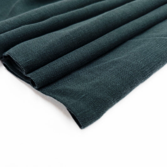 Linen Blend in Deep Green