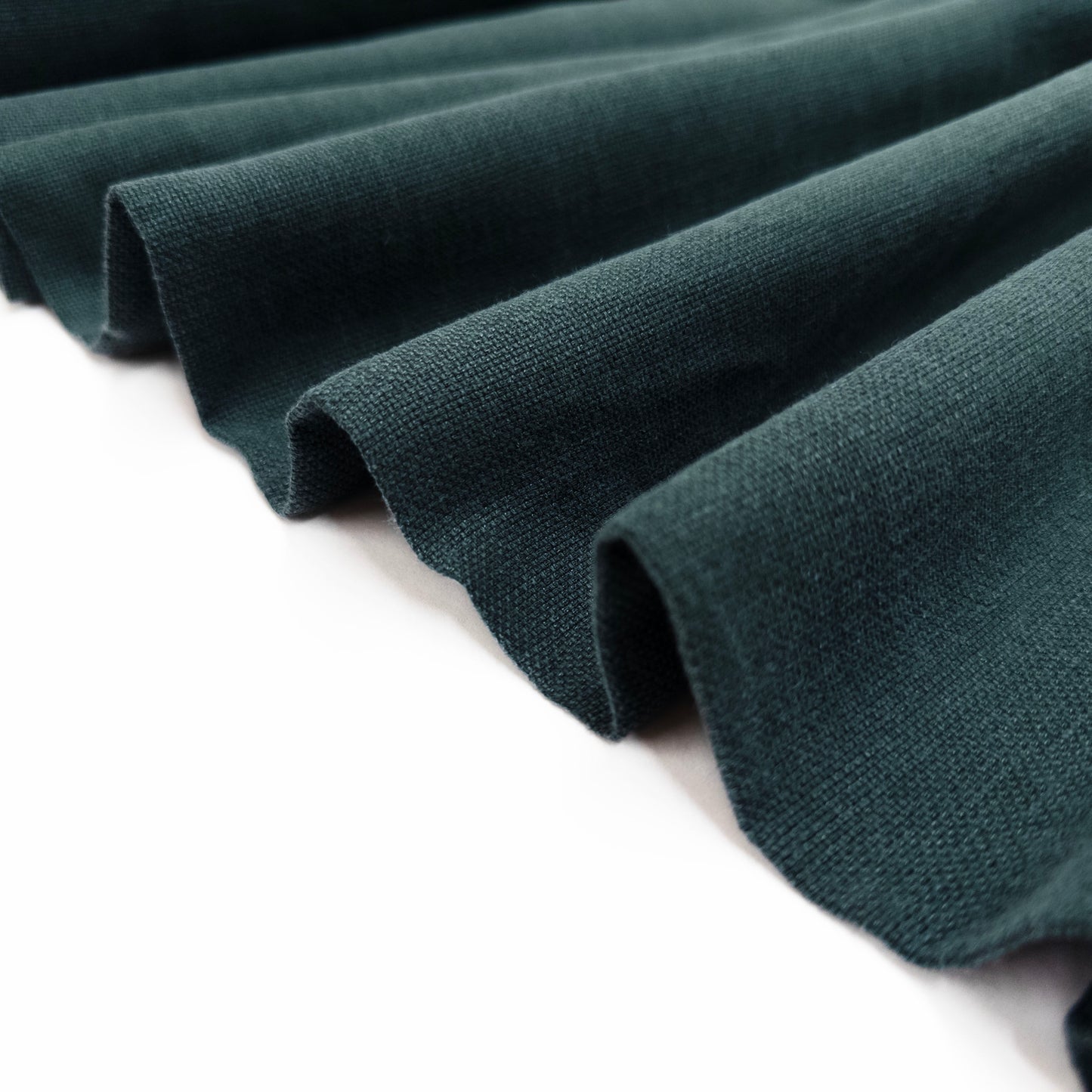 Linen Blend in Deep Green