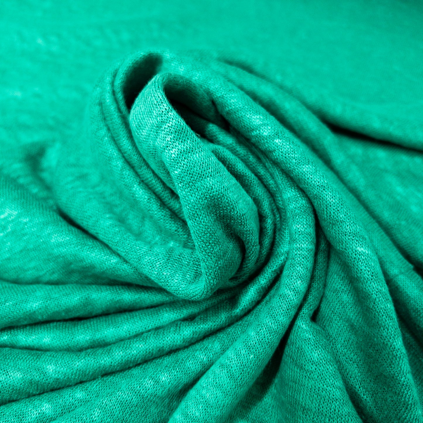 100% Fine Linen Knit in Jolly Green