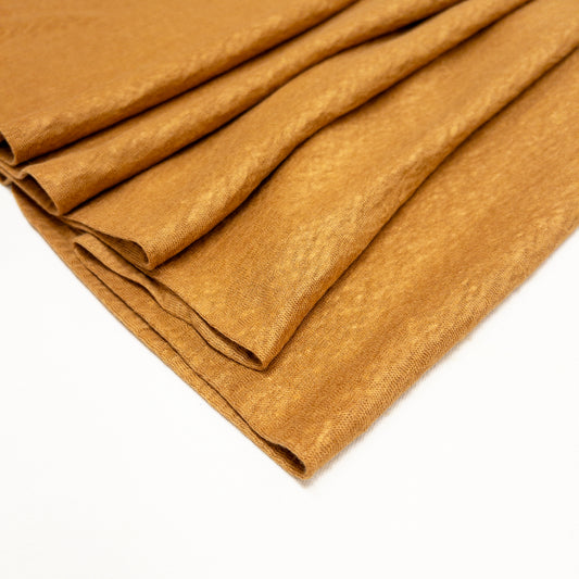100% Fine Linen Knit in Dry Mustard