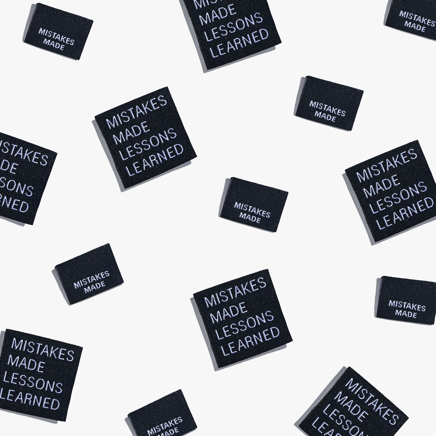 Mistakes Made Lessons Learned Labels