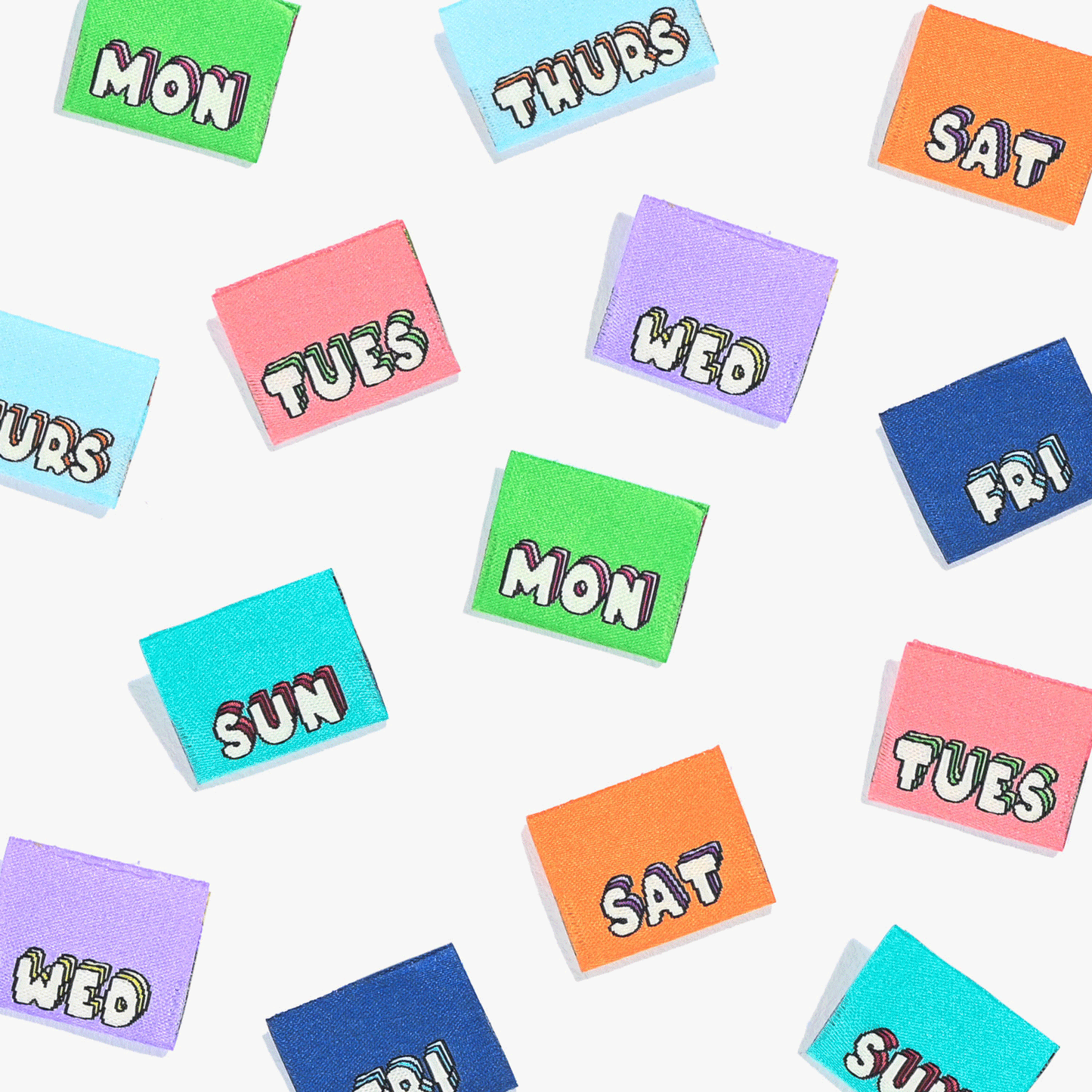 MON 2 SUN Labels
