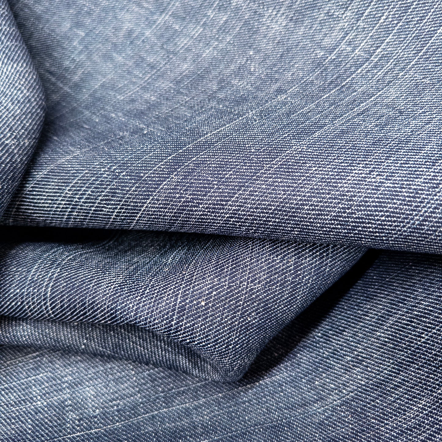 Twisted Yarn Linen Blend Denim