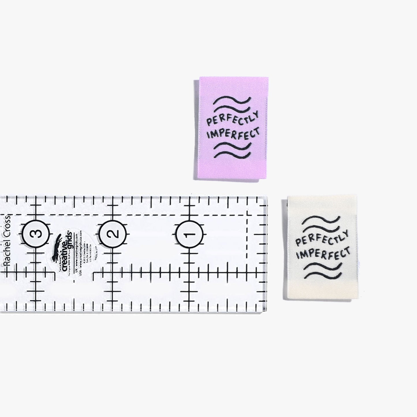 Perfectly Imperfect - Woven Labels look
