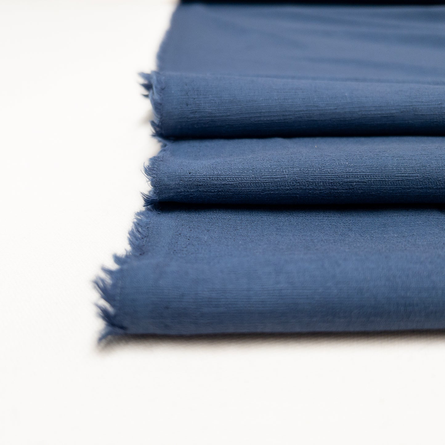 Textured Organic Cotton in Denim
