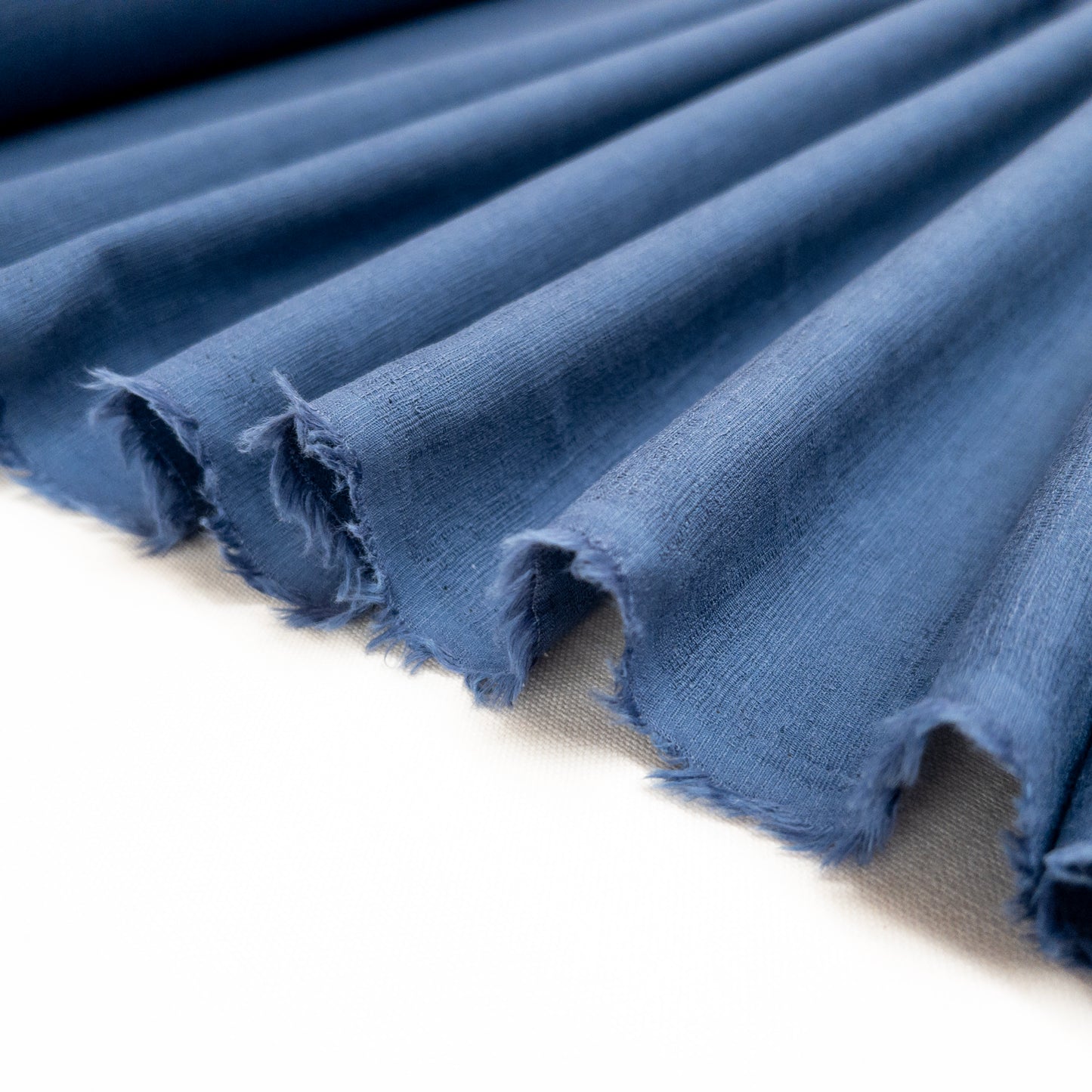 Textured Organic Cotton in Denim