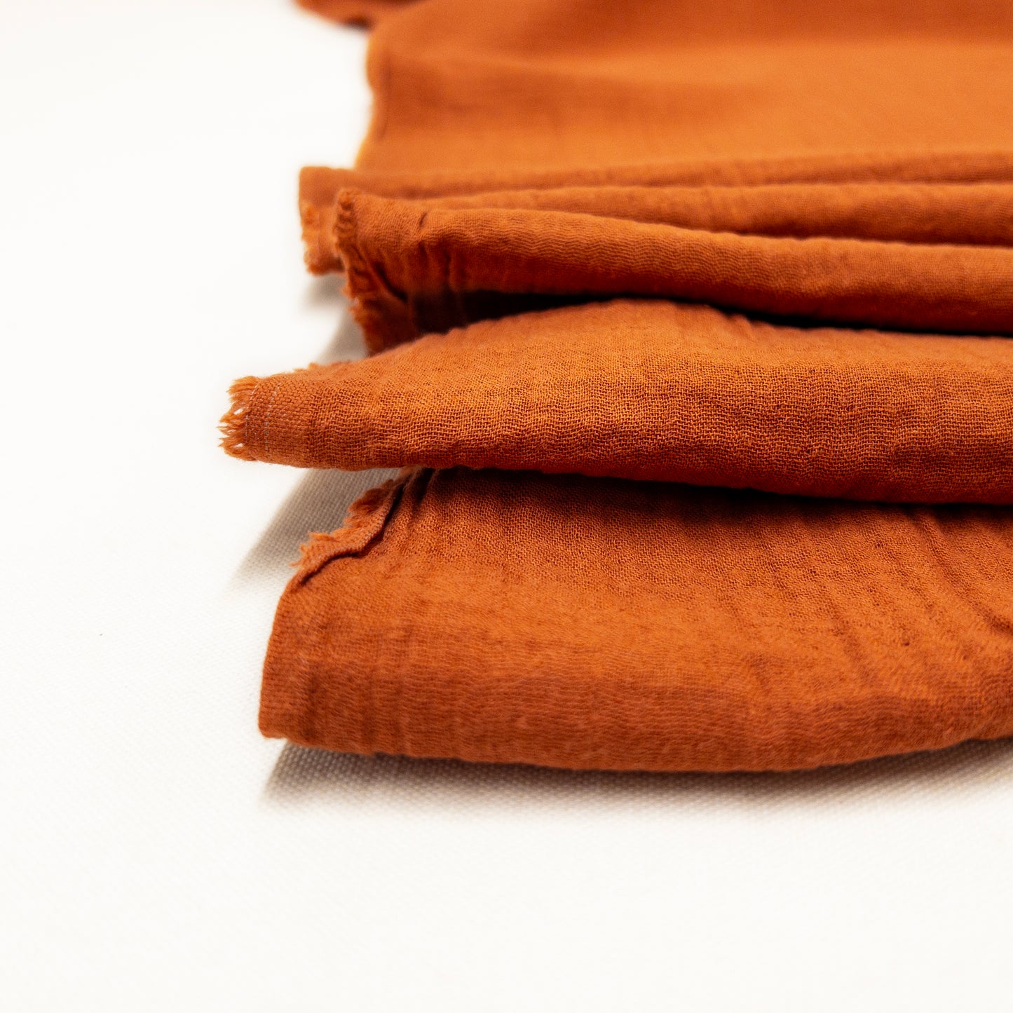 Remnant: Organic Cotton Double Gauze in Cumin - 1/2 yard
