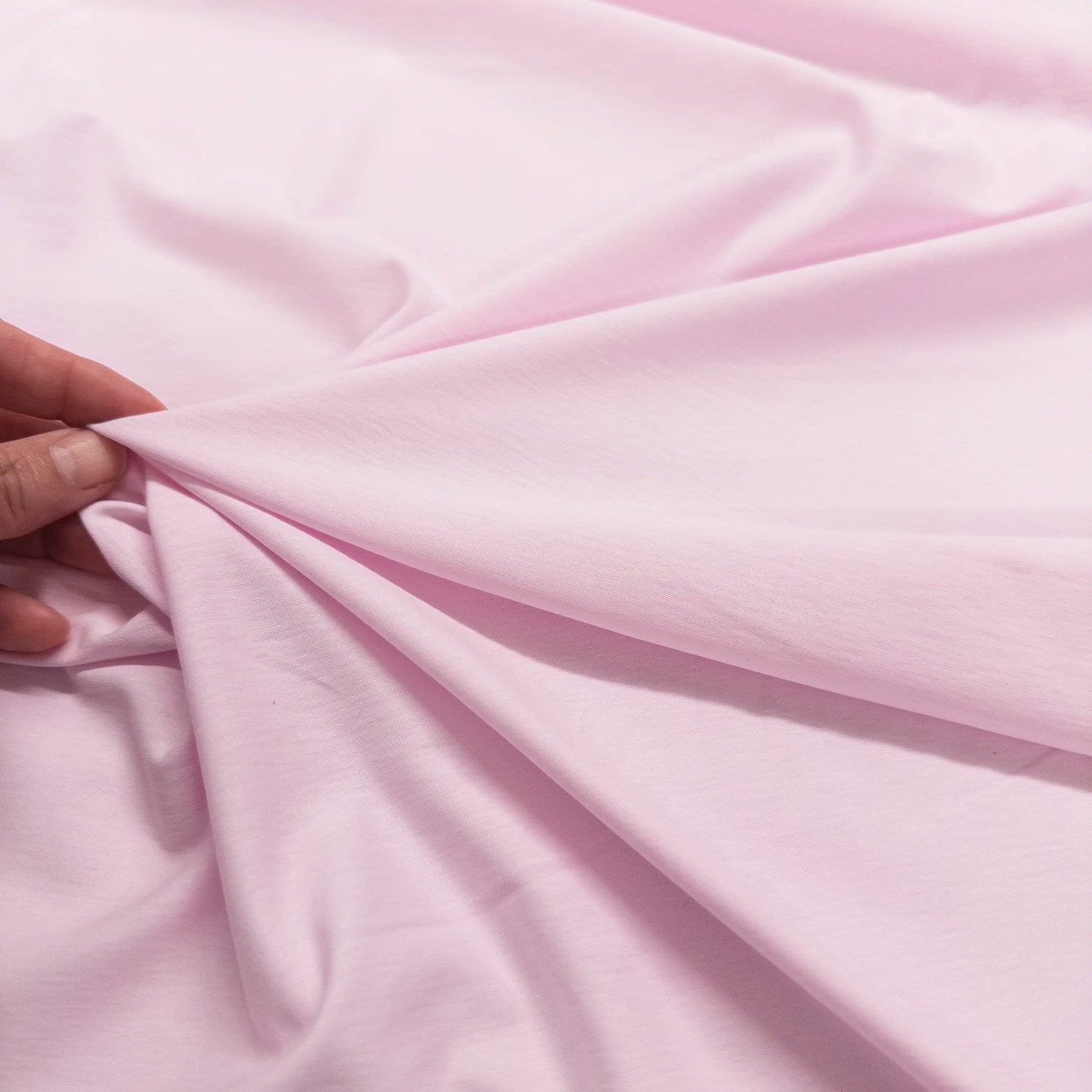 100% Cotton Jersey in Pink Tule - 4oz.