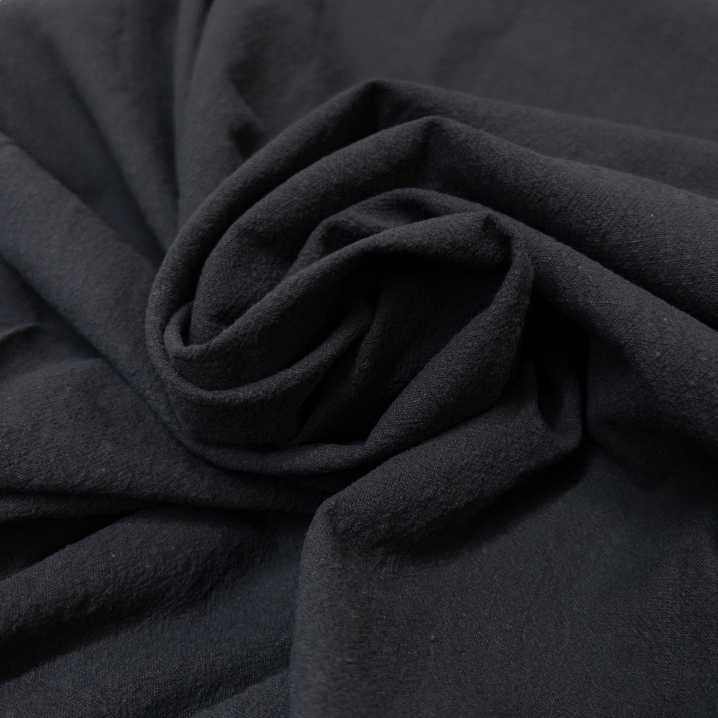 crinkle cotton fashion fabric swirled like a flower