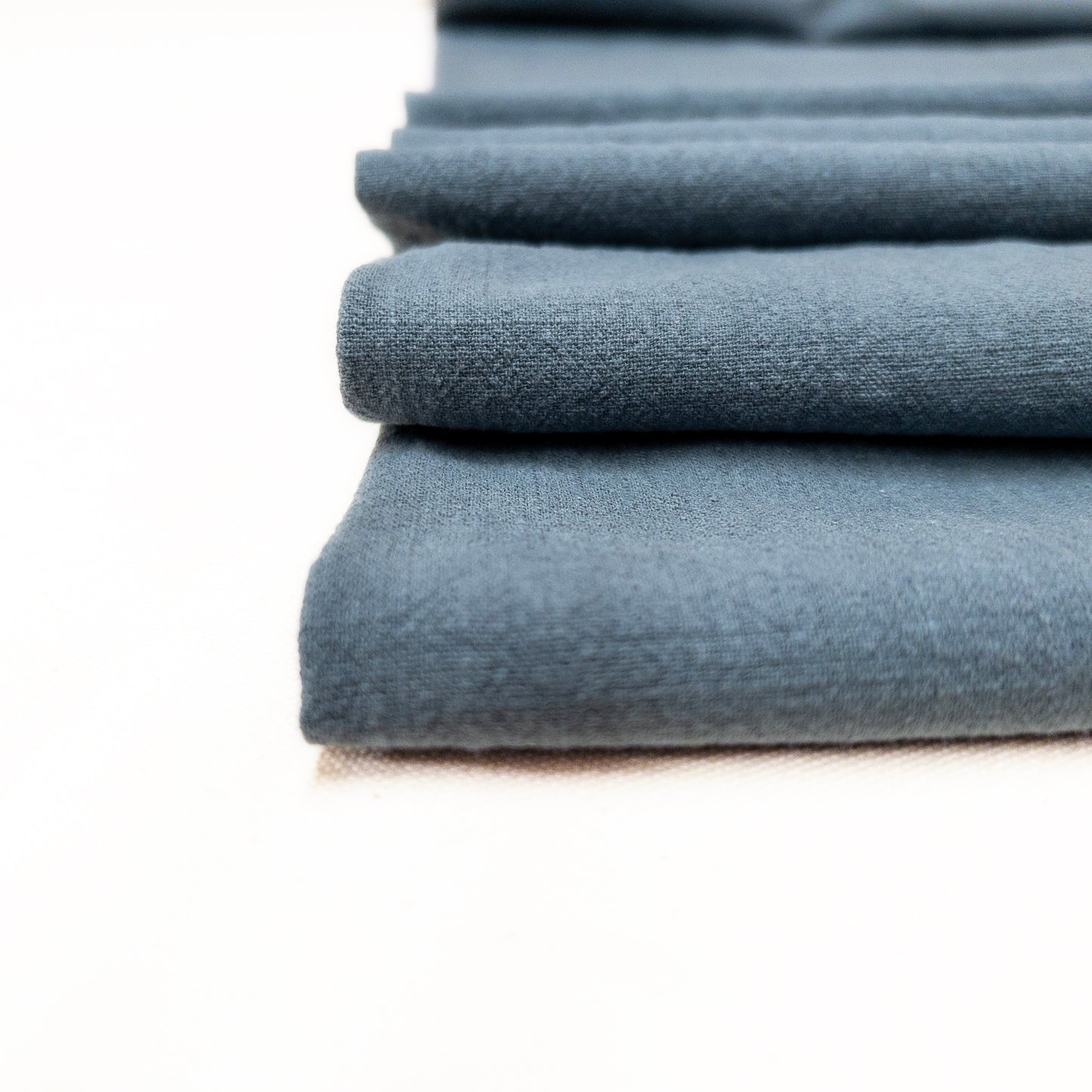 Crinkle Cotton Slub in Slate