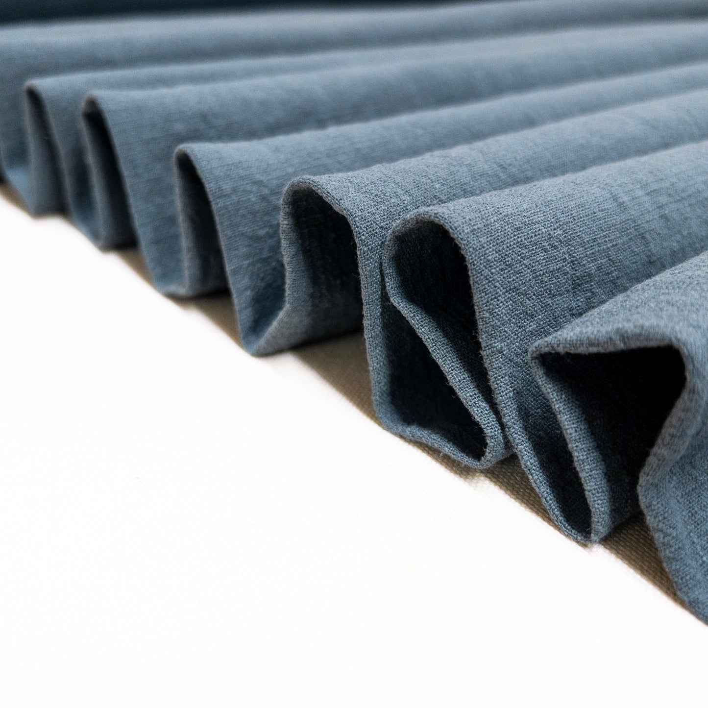 Crinkle Cotton Slub in Slate