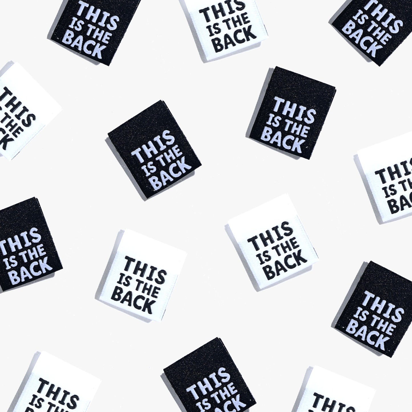 This is the Back - Woven Labels