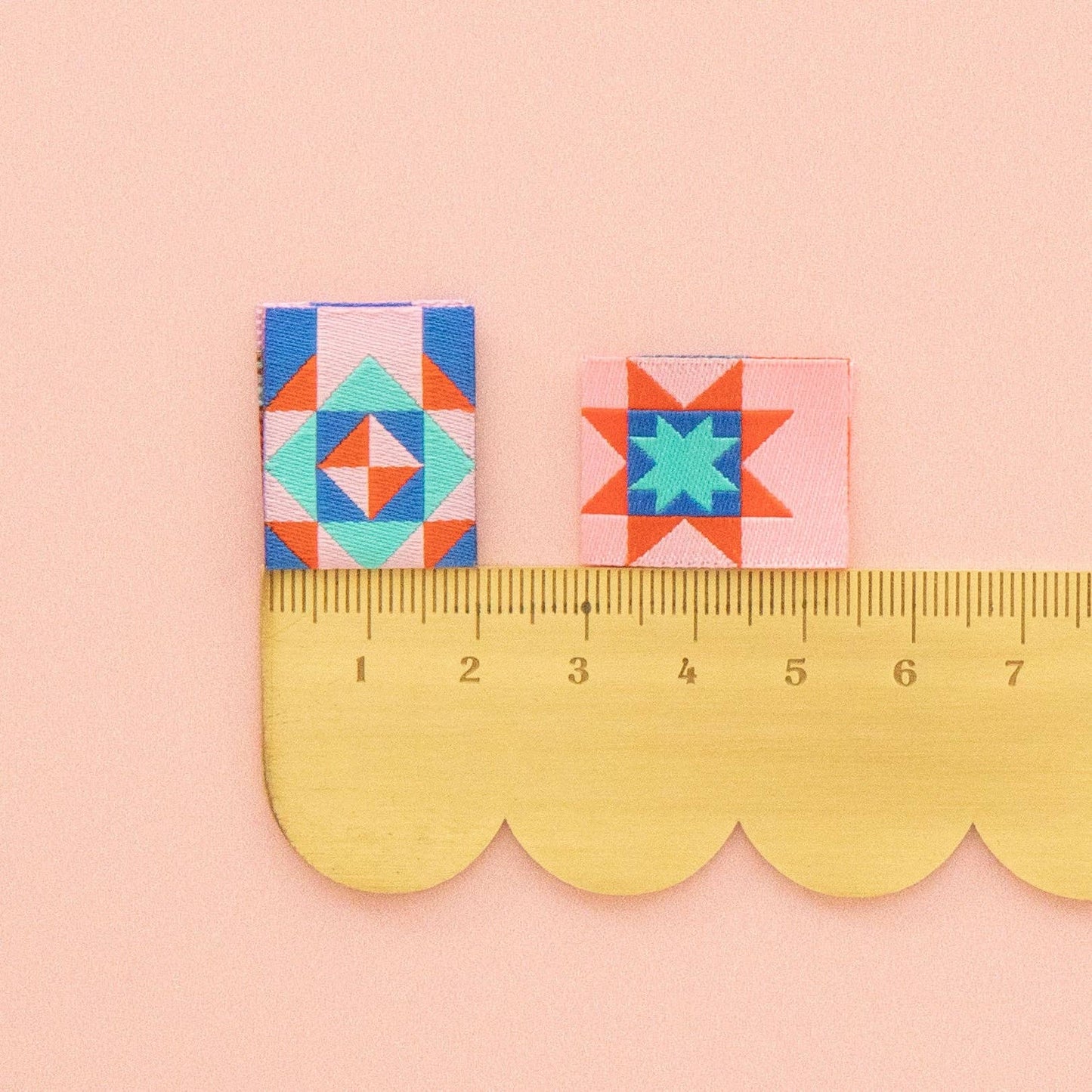 Summer Vibes Quilt Block Multipack Woven Sewing Labels