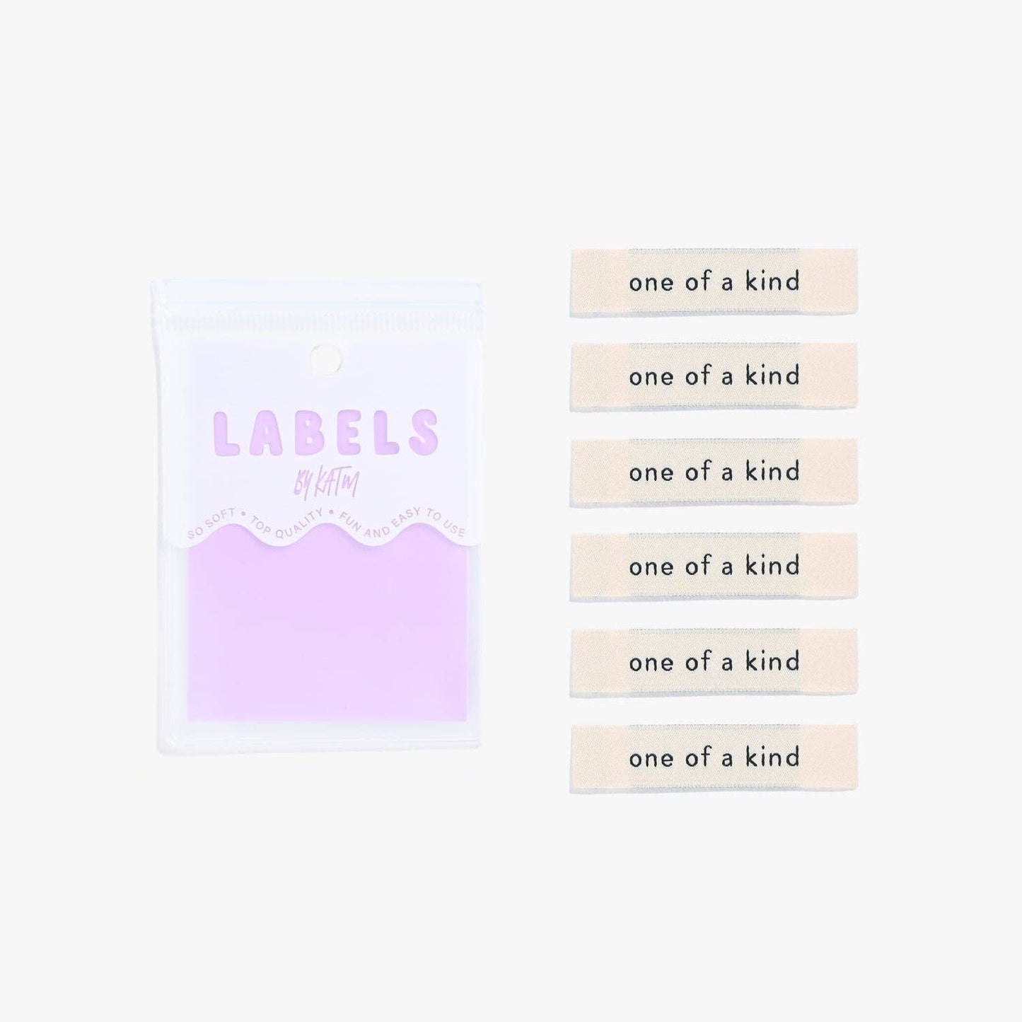 One of a Kind Woven Labels | Case of 6 Units