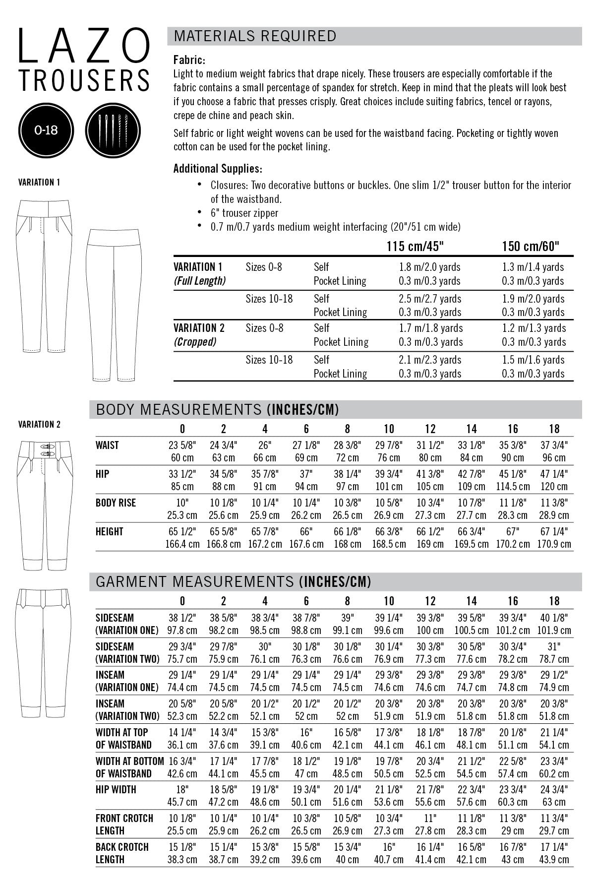 Lazo Trousers PDF