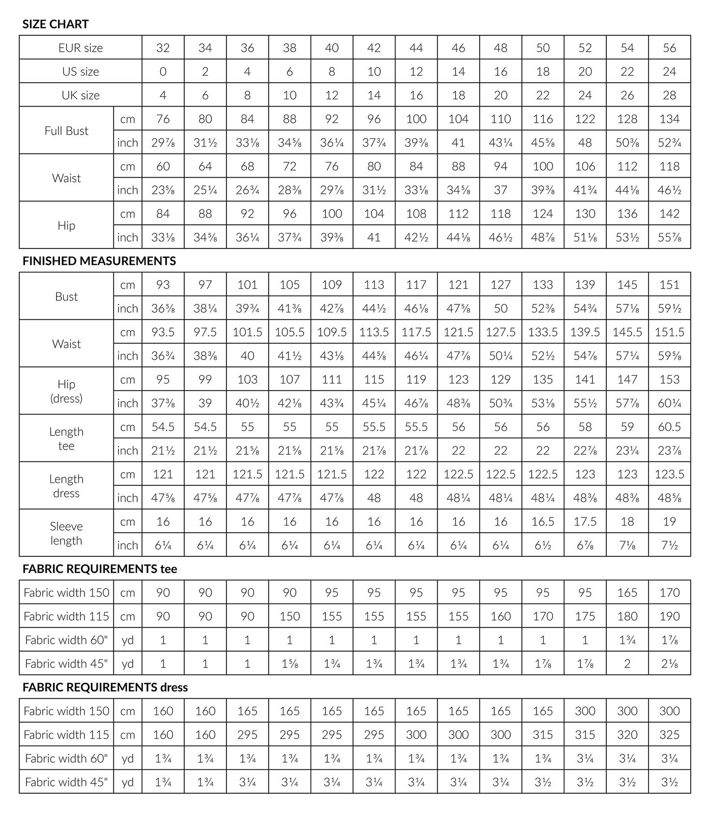 RAUHA tee & tee dress