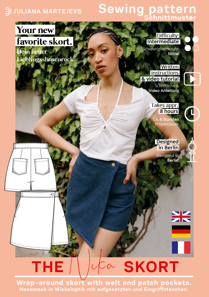 Hosenrock Schnittmuster NIKA