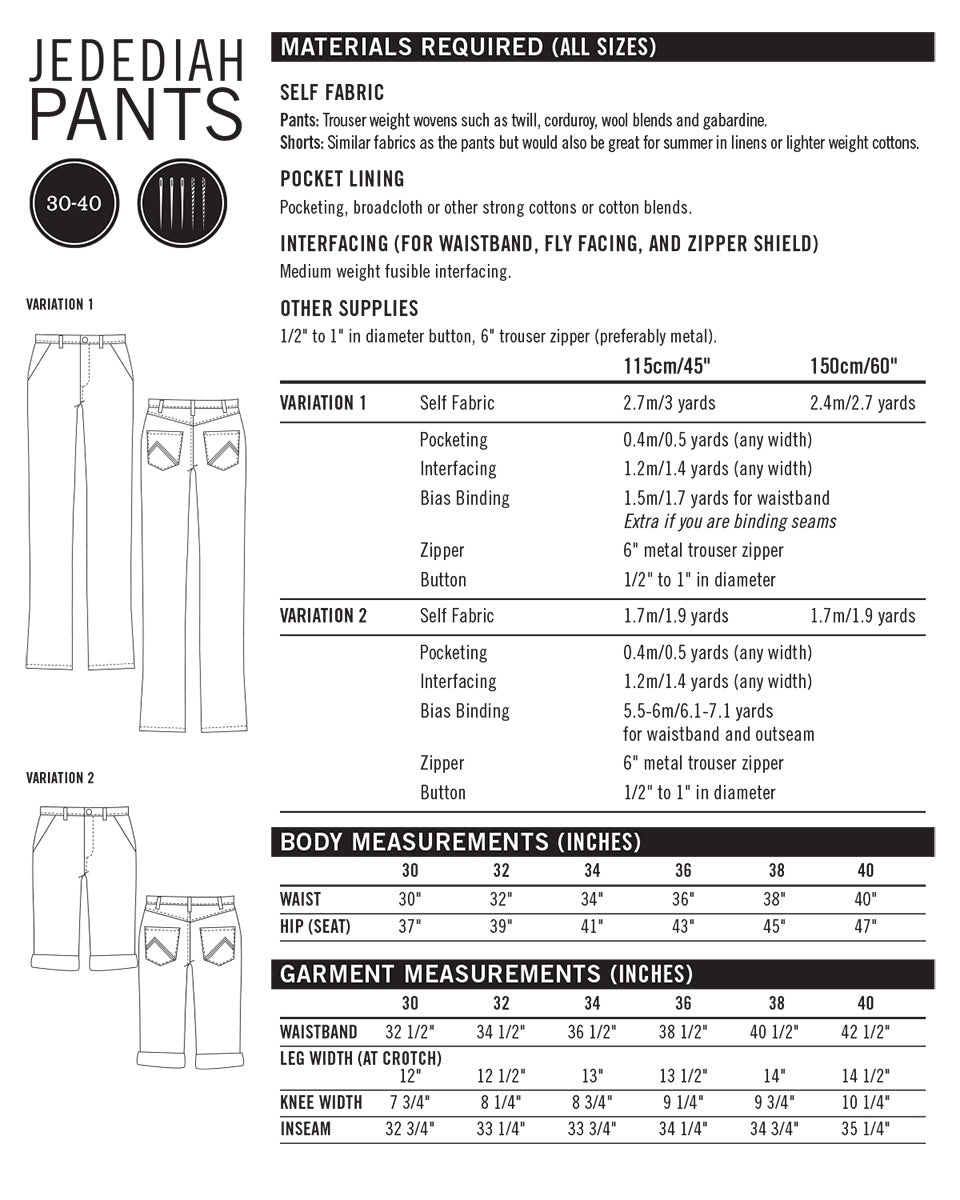 Jedediah Pants PDF