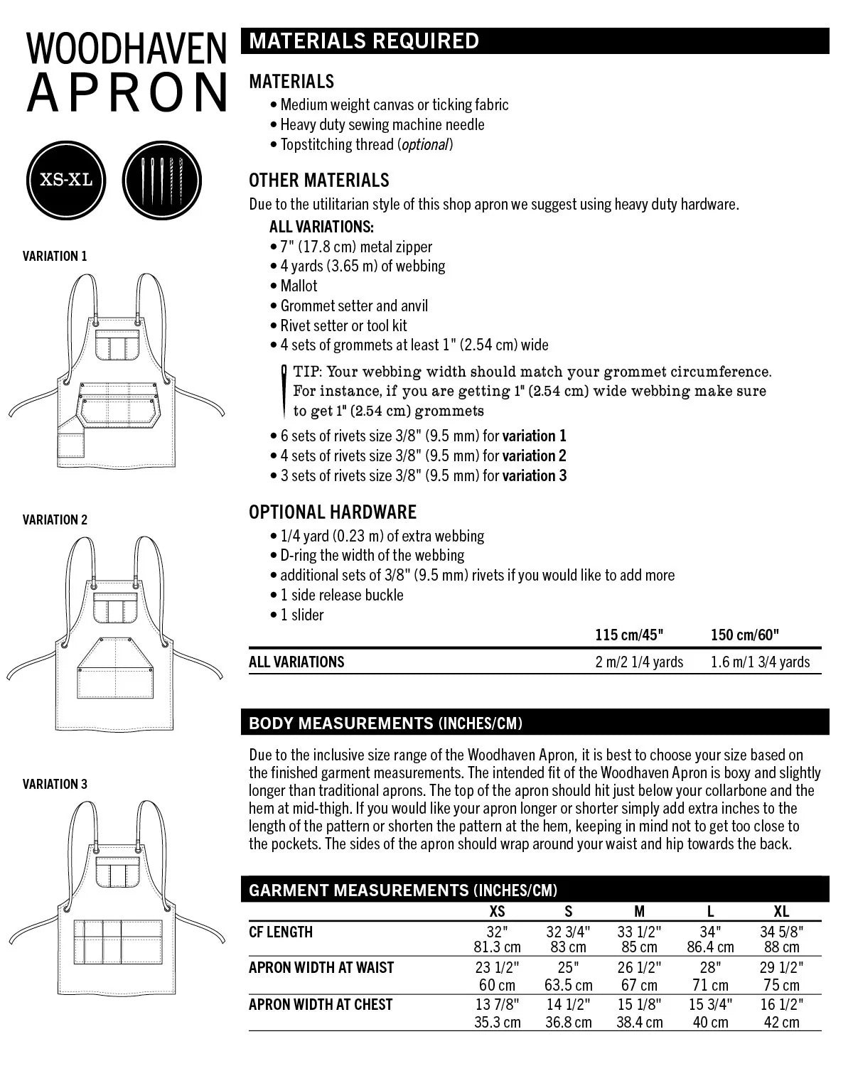 Woodhaven Apron PDF