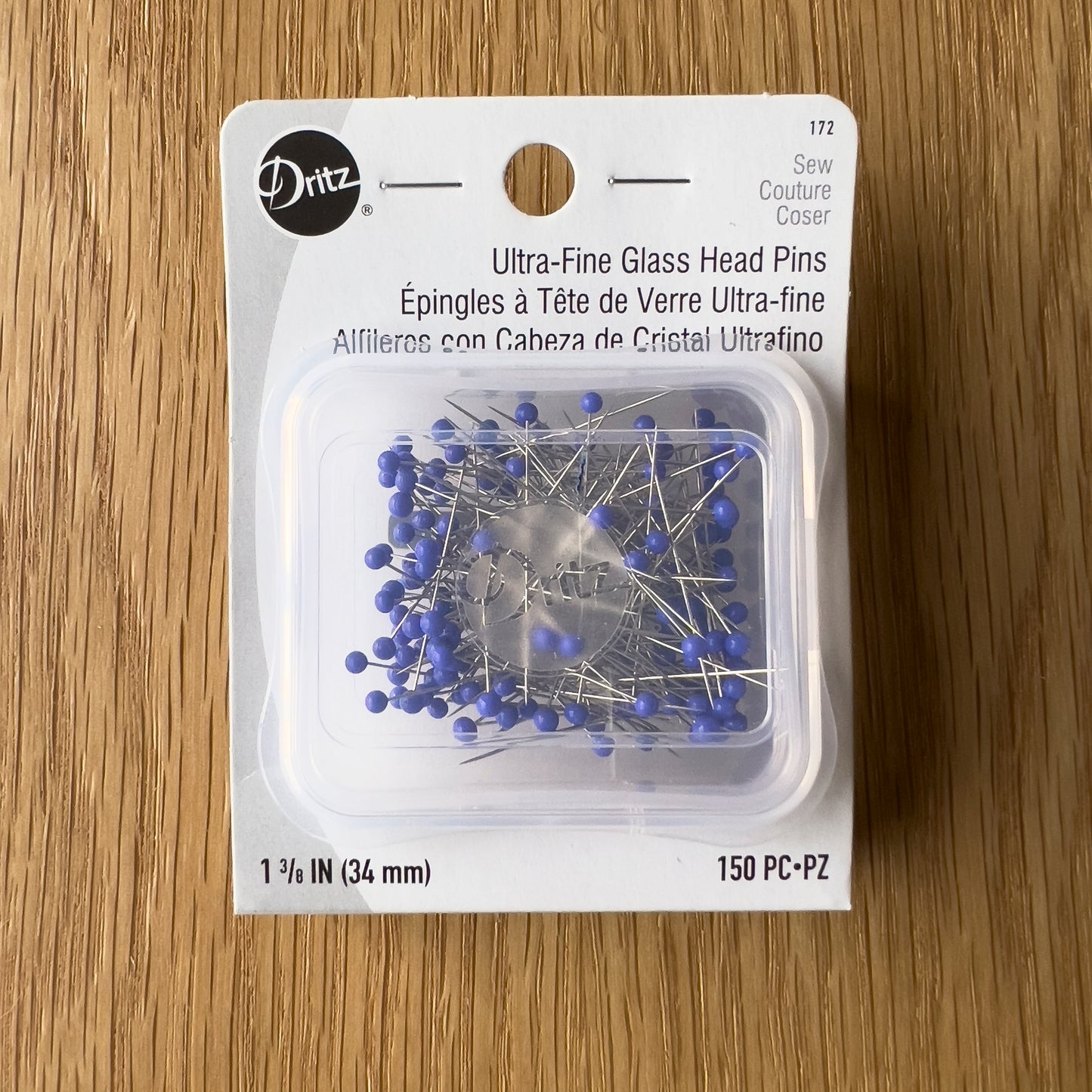 Ultra Fine Glass Head Pins