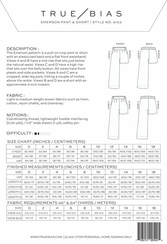 Emerson Pant and Short