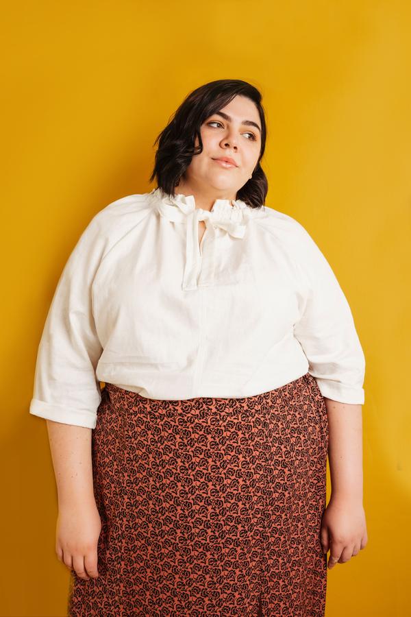 the wilder gown sewing pattern by the friday pattern company