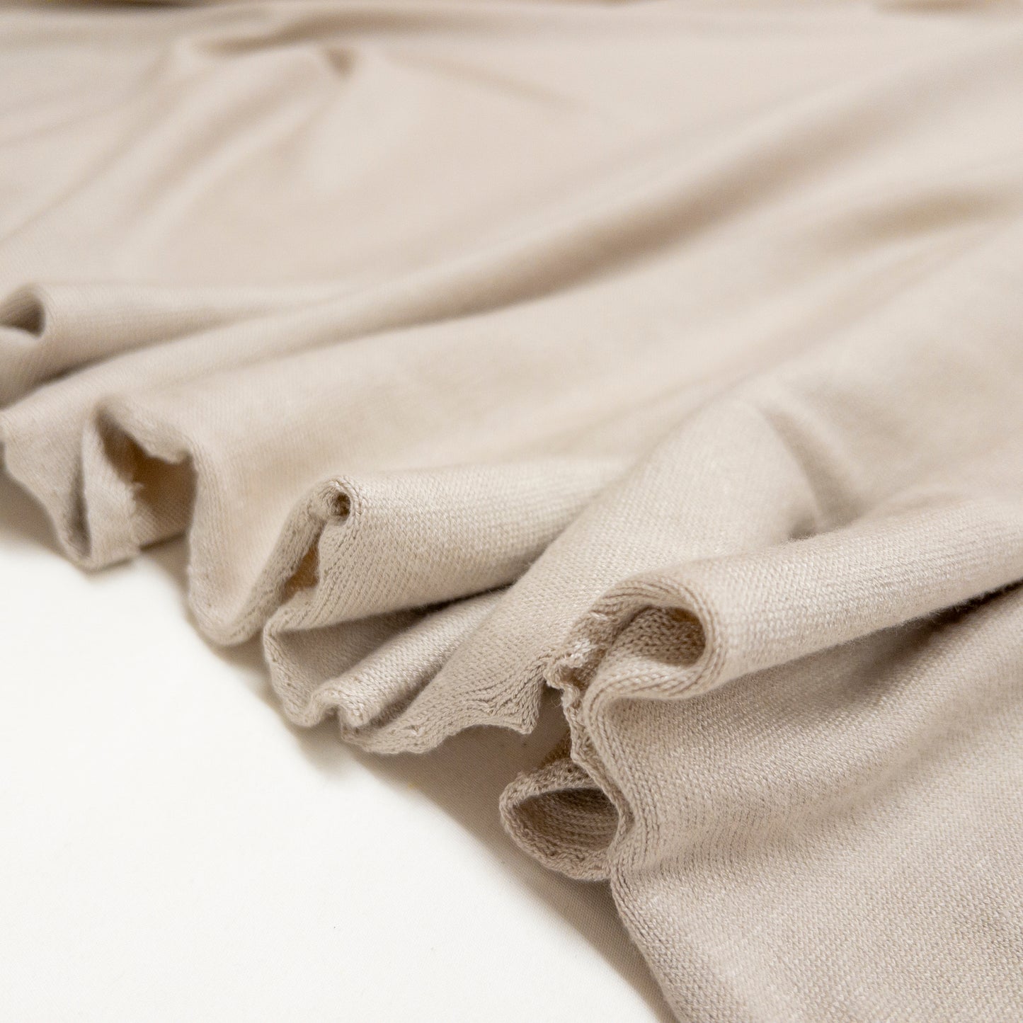 Rayon / Cotton / Modal Knit in Oyster