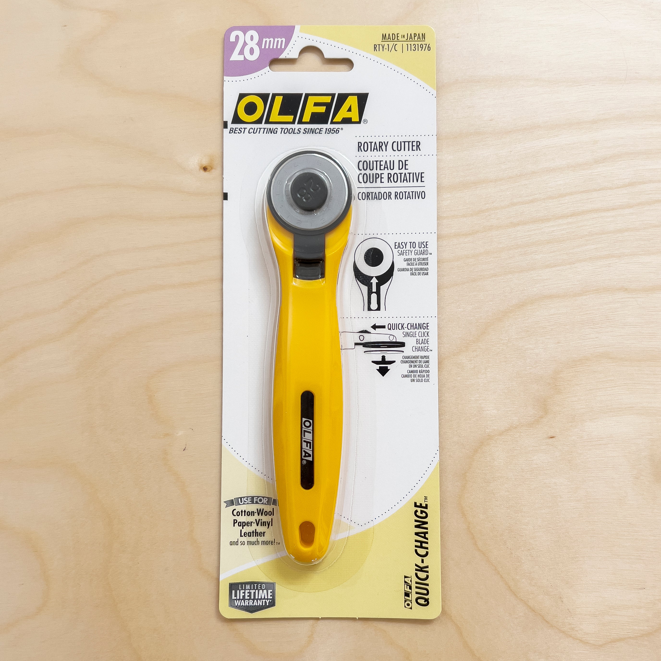  OLFA 18mm Quick-Change Rotary Cutter (RTY-4) - Rotary