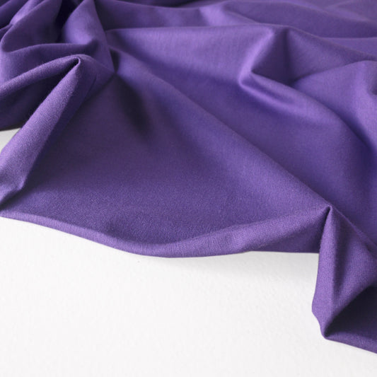 Laguna Cotton Jersey in Amethyst by Robert Kaufman