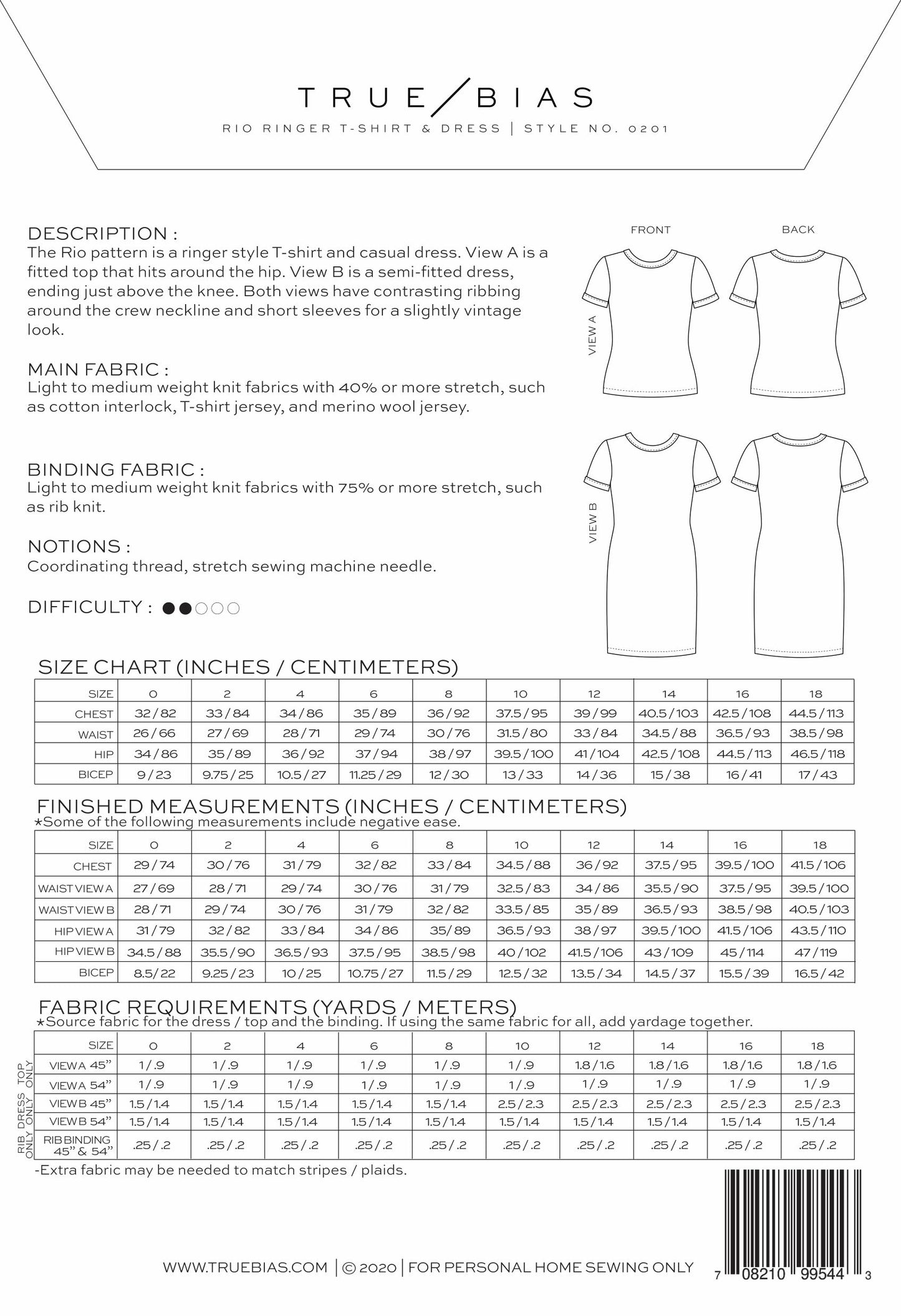 Rio Ringer T-Shirt and Dress