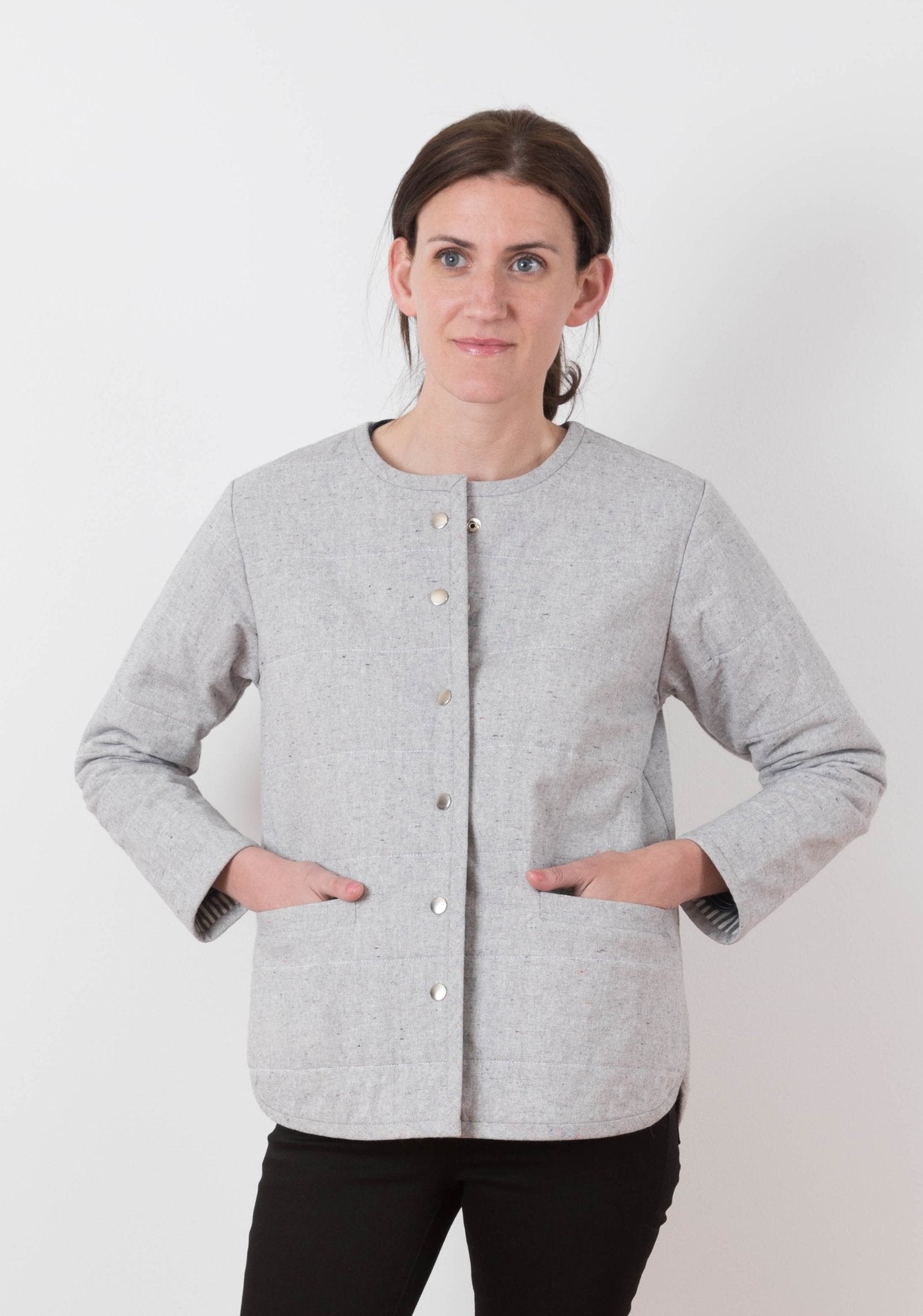 Tamarack jacket sewing pattern by grainline studio