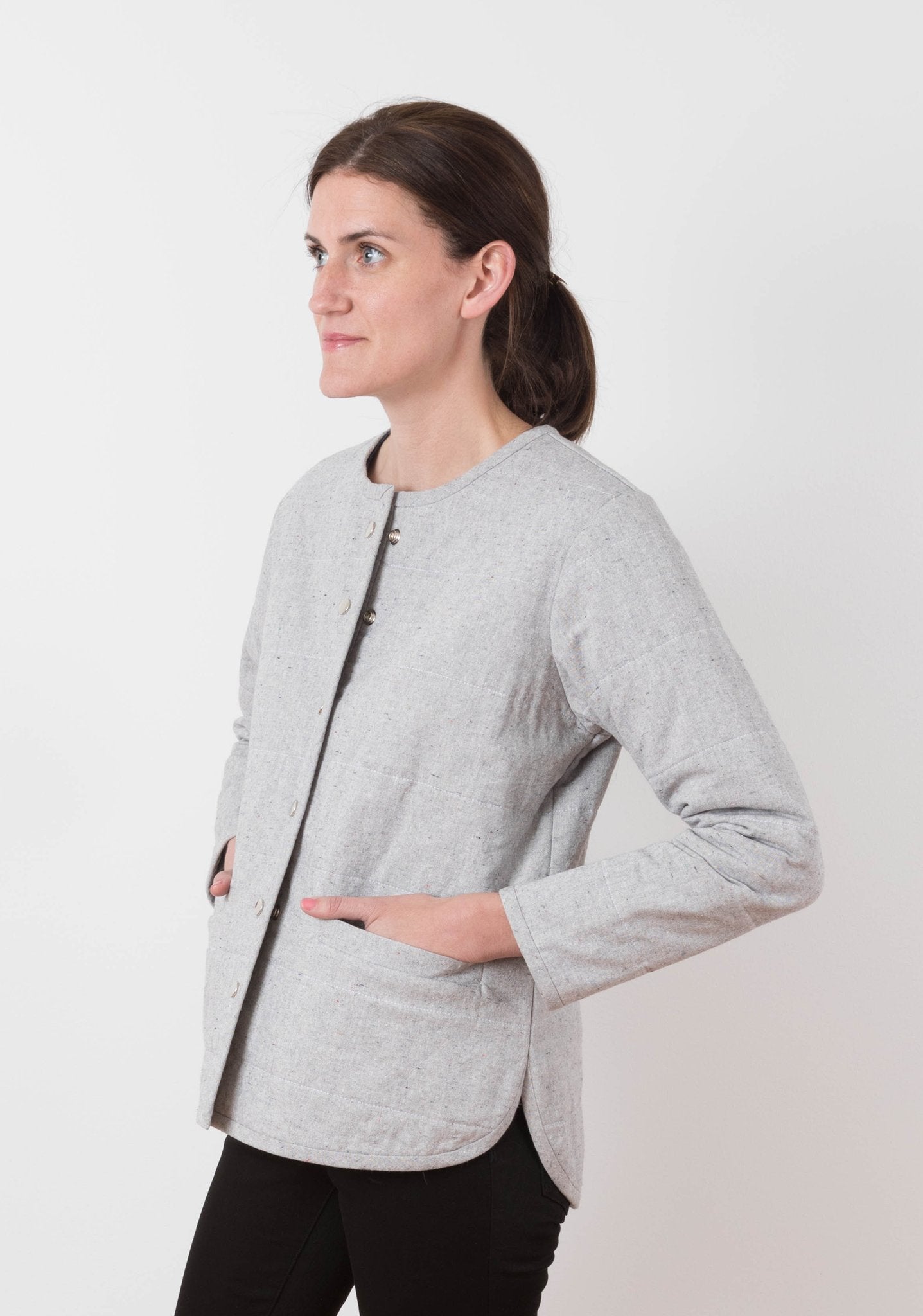 Tamarack jacket sewing pattern by grainline studio