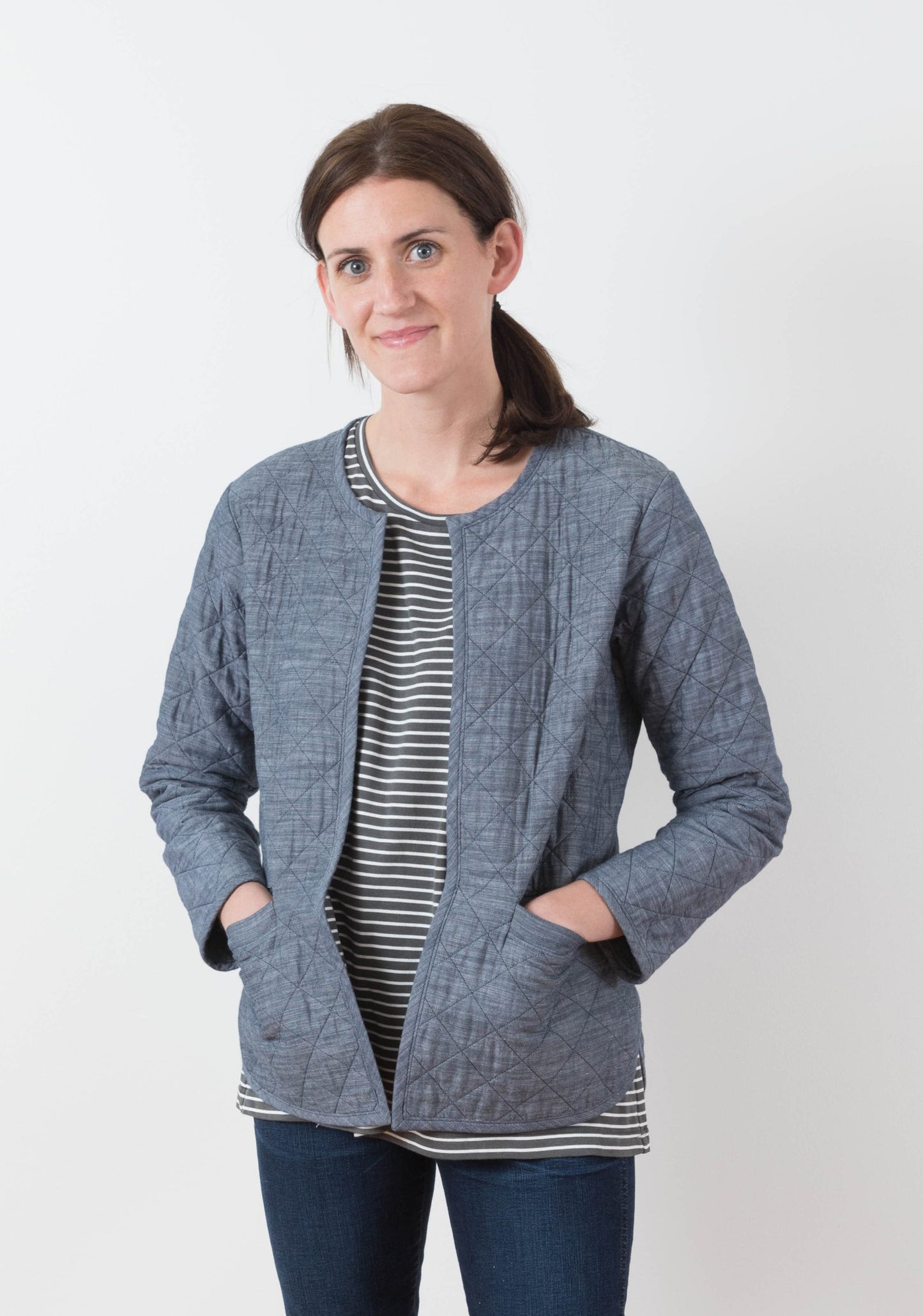 Tamarack jacket sewing pattern by grainline studio