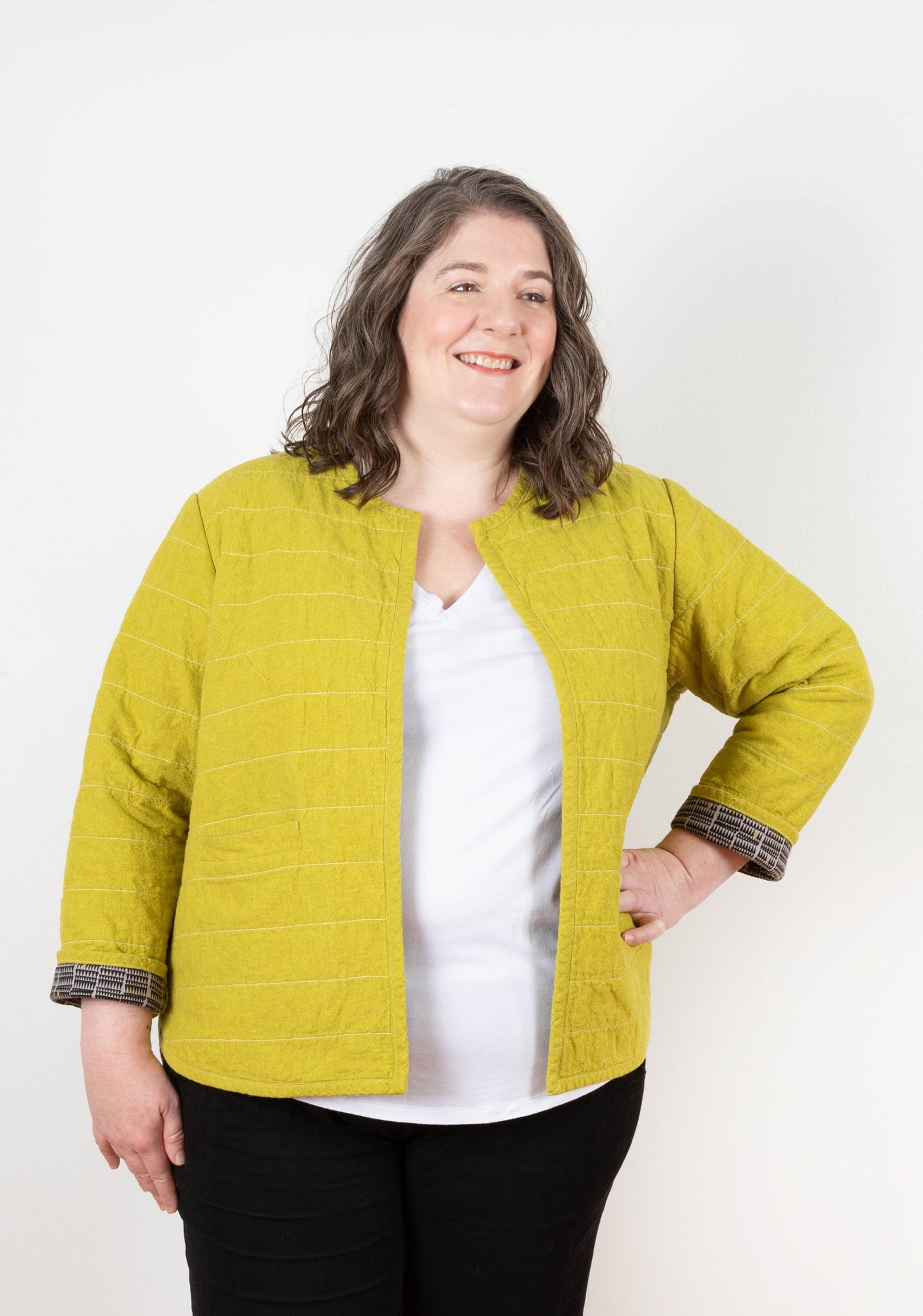 Tamarack jacket sewing pattern by grainline studio